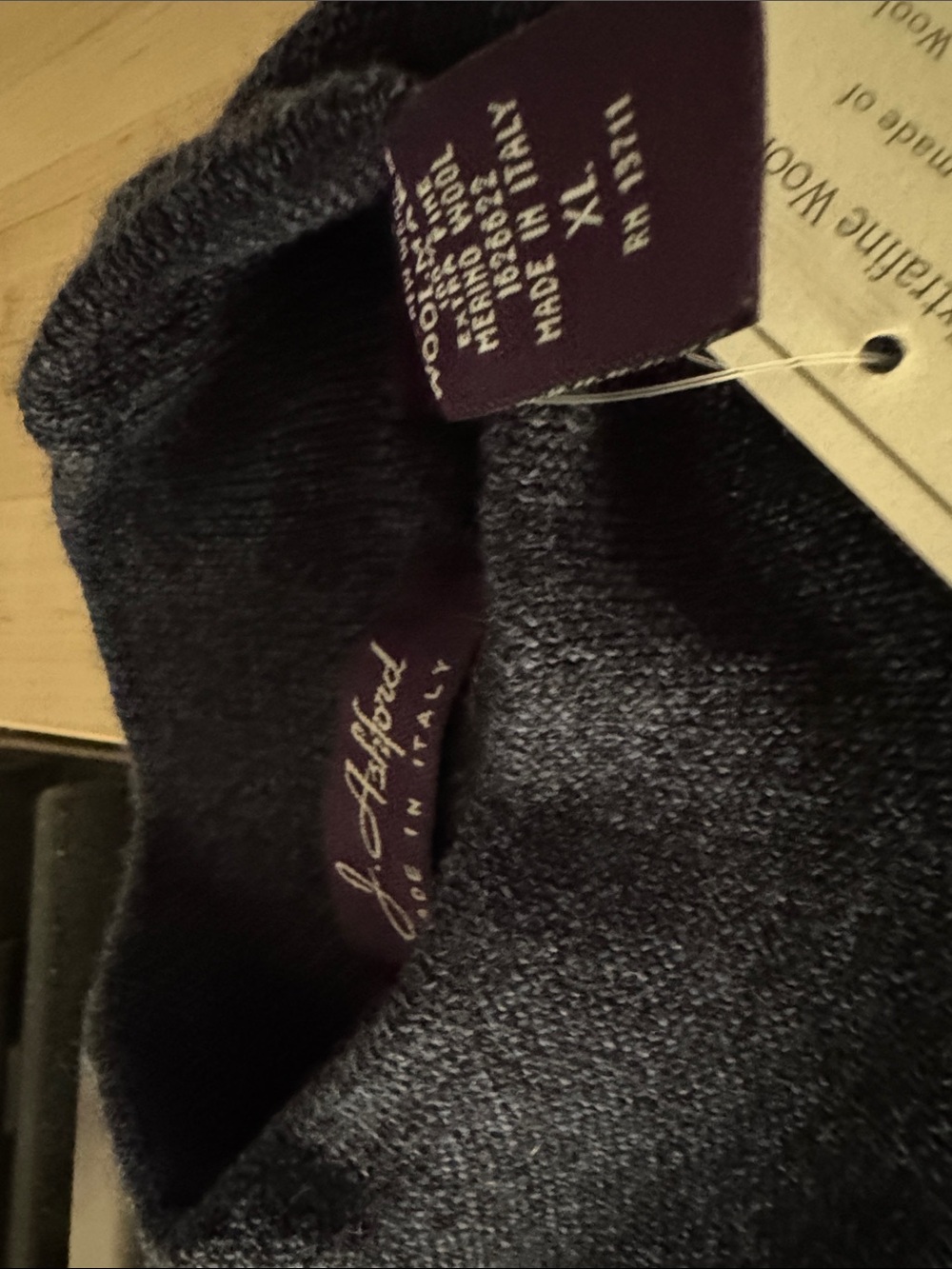 Vintage J. Ashford turtleneck sweater NWT